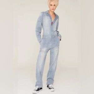 La Boheme Denim Jumpsuit